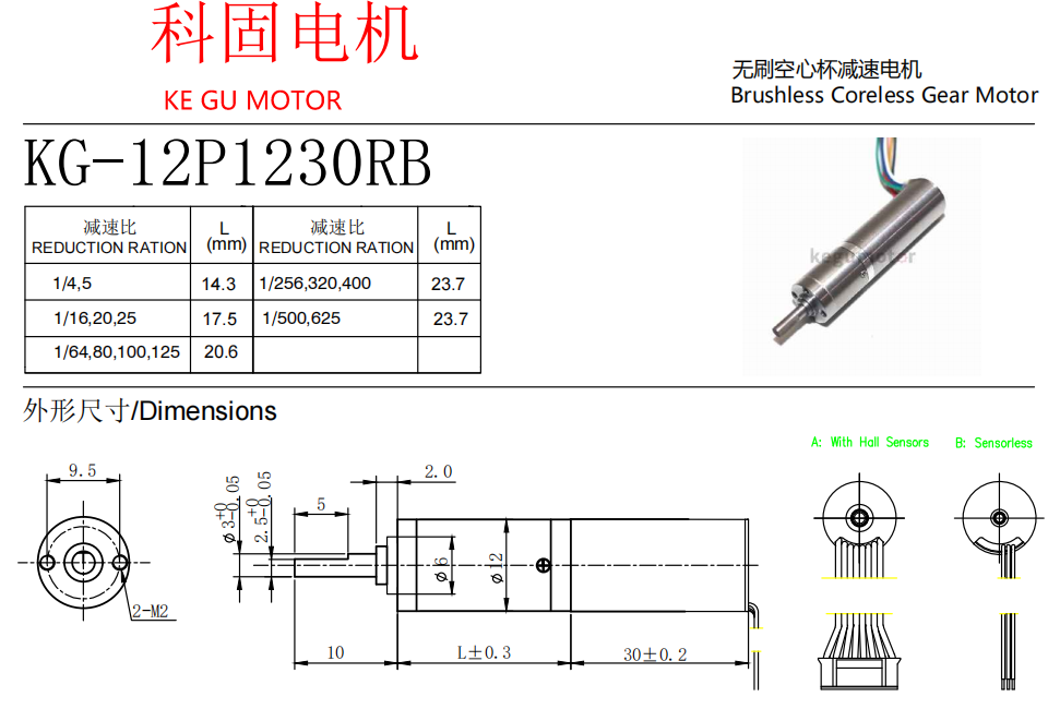 buy coreless motor form kegumotor